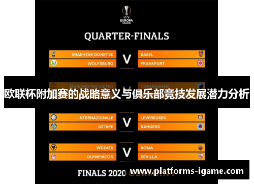 欧联杯附加赛的战略意义与俱乐部竞技发展潜力分析 欧联杯附加赛的战略意义与俱乐部竞技发展潜力分析