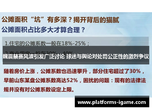 魏震禁赛风波引发广泛讨论 球迷与舆论对处罚公正性的激烈争议